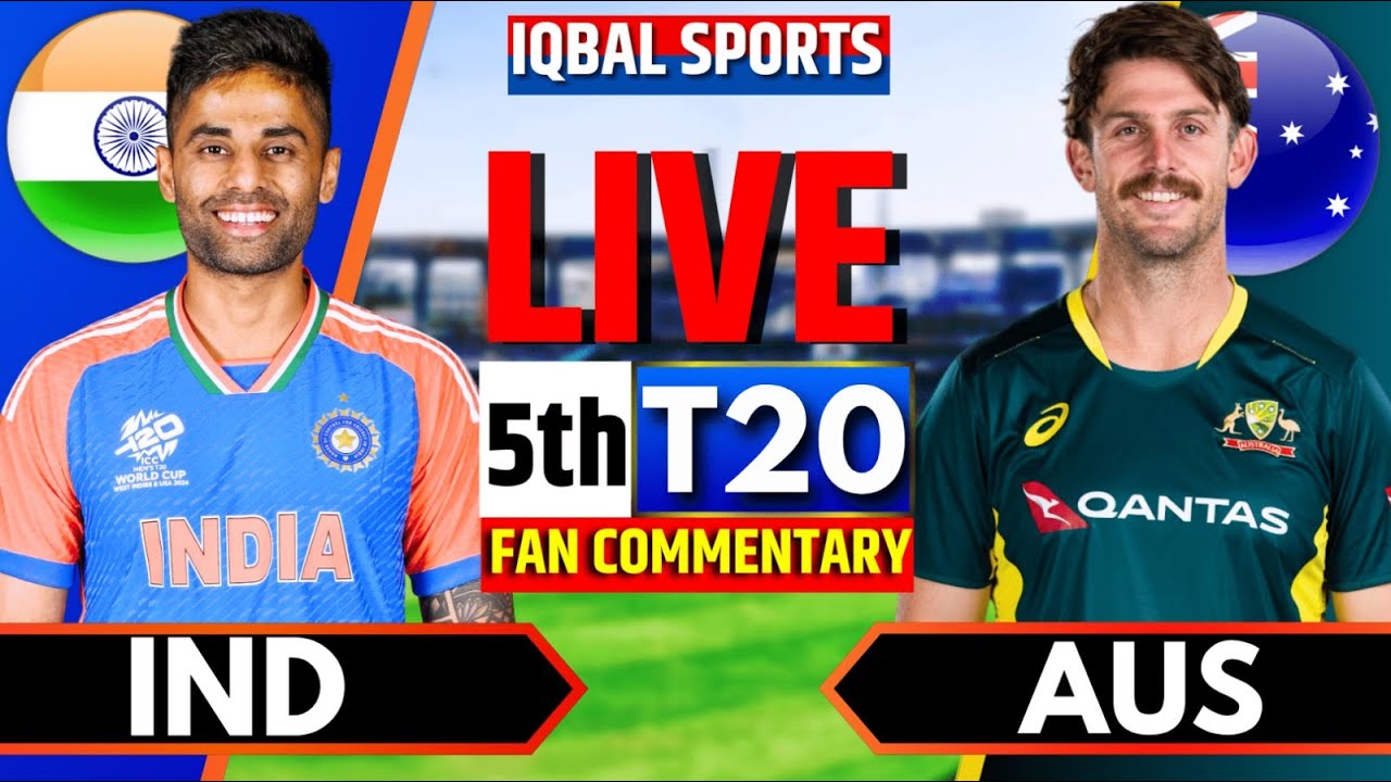 🔴IND vs AUS, Final T20 | Live Cricket Match Today | India vs Australia Live | Iqbal Sports