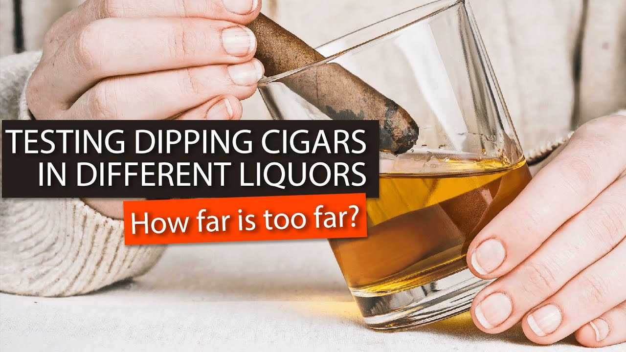 Dipping Cigars in Liquor: Testing the Effects of Different Spirits on Your Smoke