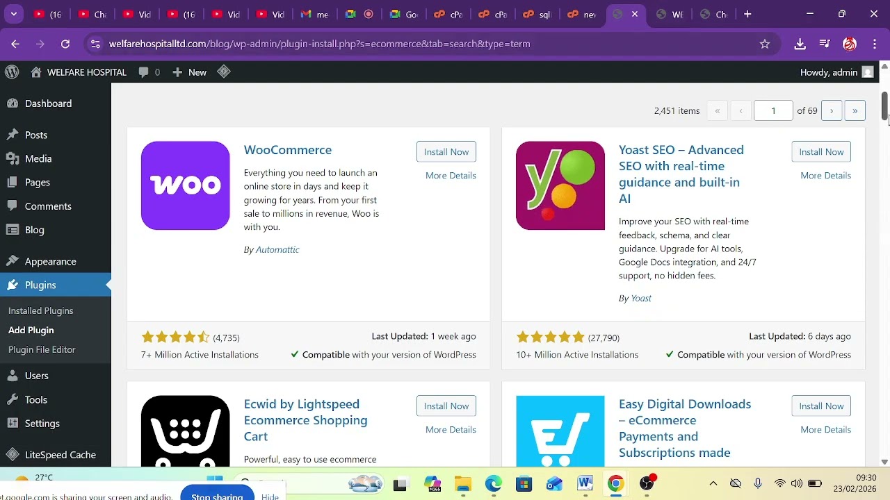 how to create menu and use plugins in Wordpress