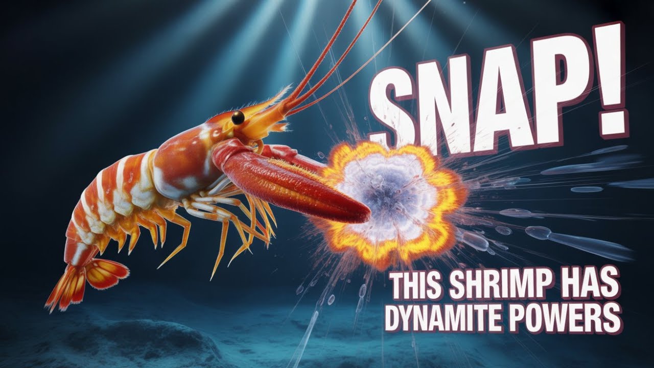 Pistol Shrimp: How This Tiny Creature Creates Underwater Explosions Hotter Than the Sun (4,700°C)