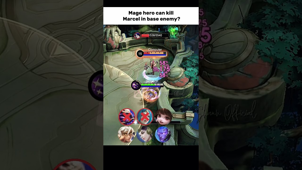 ✅Mage hero can kill marcel in base enemy? #mobilelegends #mlbb #highlights #fyp