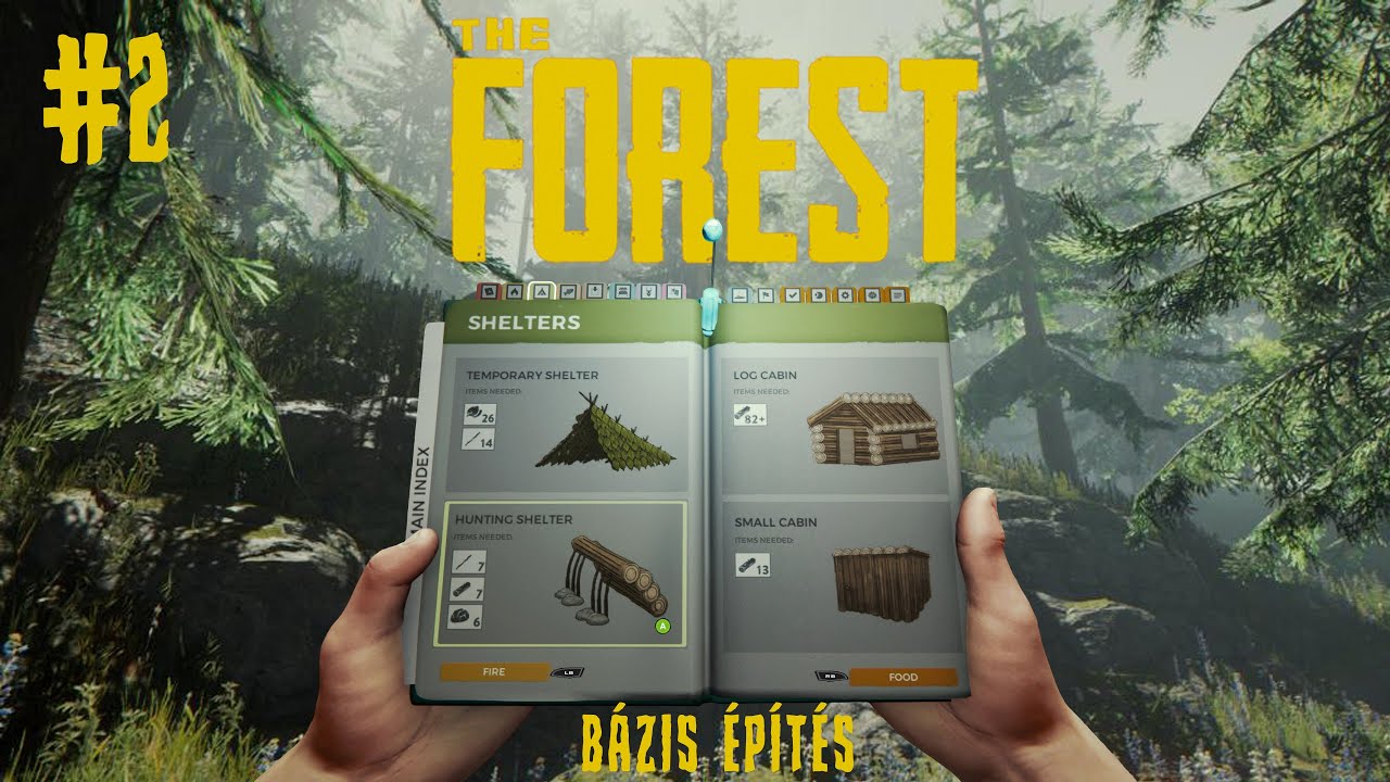 A bázis KÉSZ, mehet a kalandozás!🏕️🪓 | The Forest - 2. rész