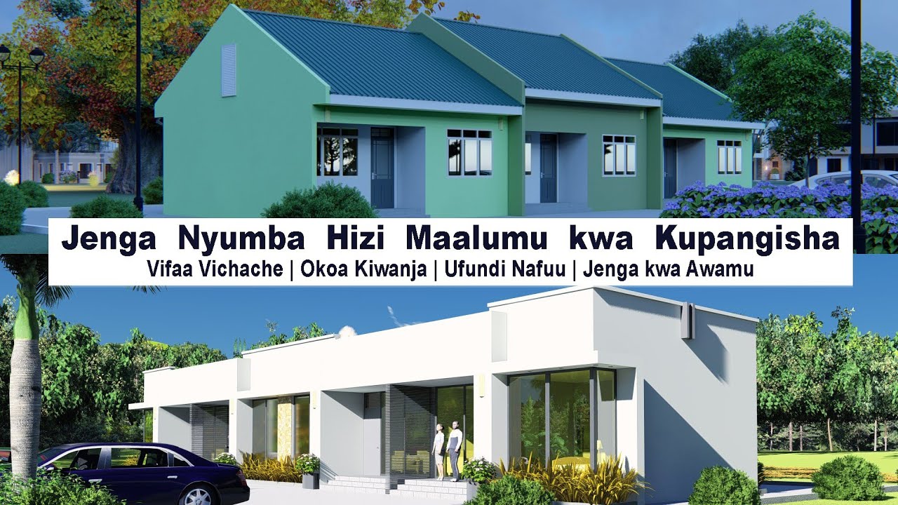 Jenga Nyumba Hizi Maalumu kwa Kupangisha | Vifaa Kidogo - Okoa Kiwanja - Ufundi Nafuu - Jenga Awamu