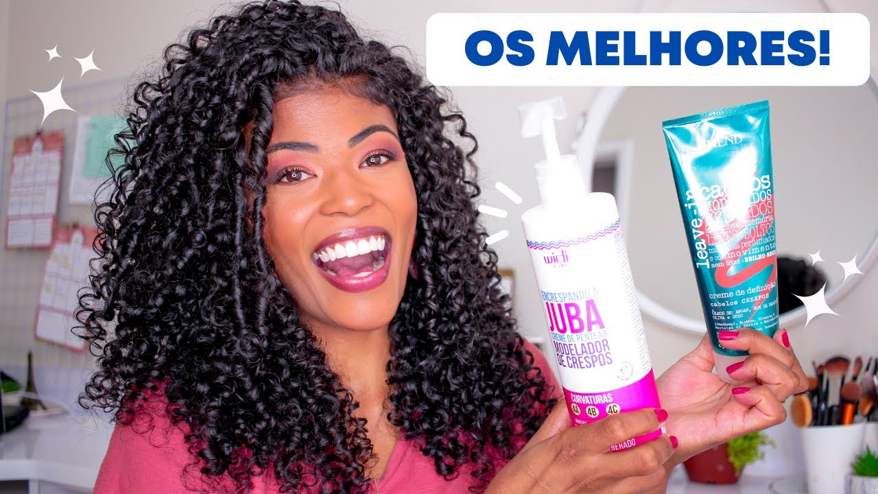 MELHORES PRODUTOS PARA CABELO CACHEADO DO MOMENTO!