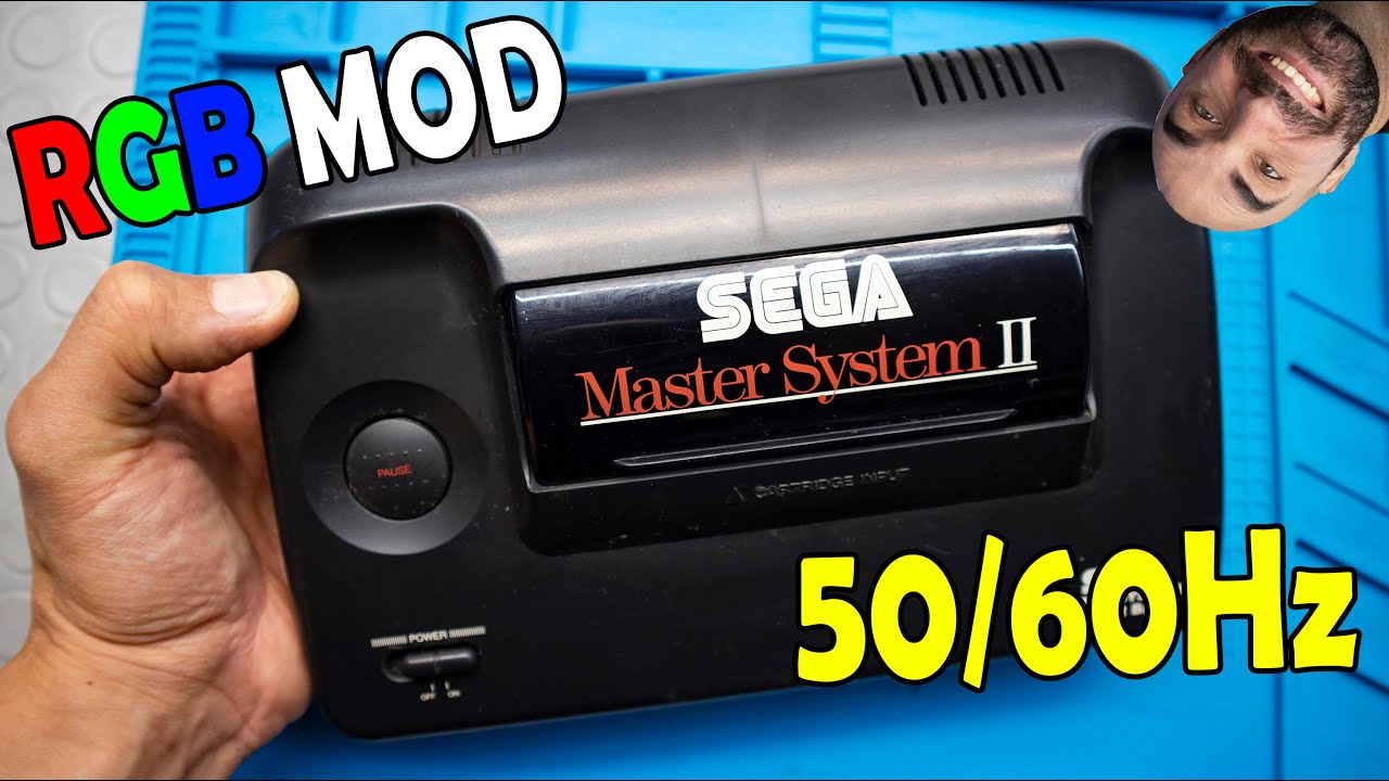 Sega Master System 2 Mod RGB + 60Hz e FUNZIONAAA!!! RIPARATA