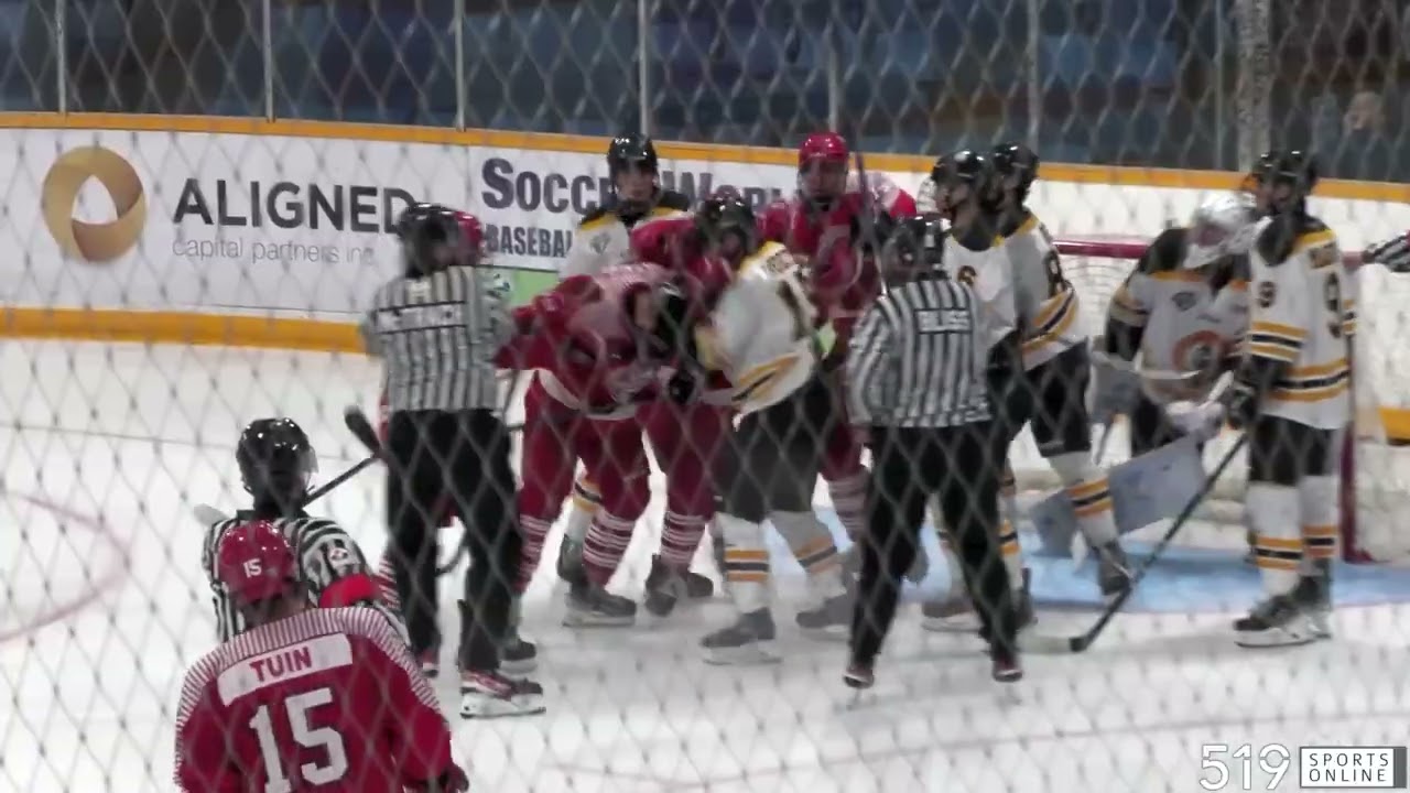 GOHL - St. Catharines Falcons против Hamilton Kilty B's