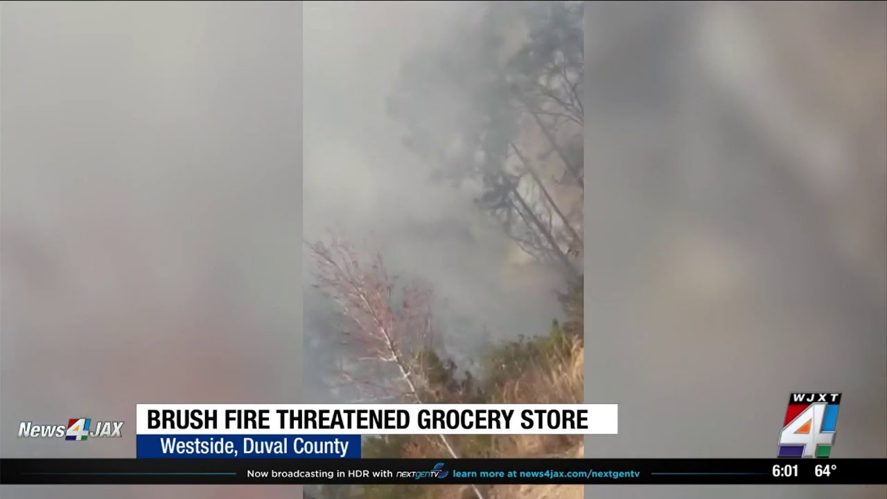 5-acre brush fire on Old Gainesville Road that threatened nearby shops is fully contained