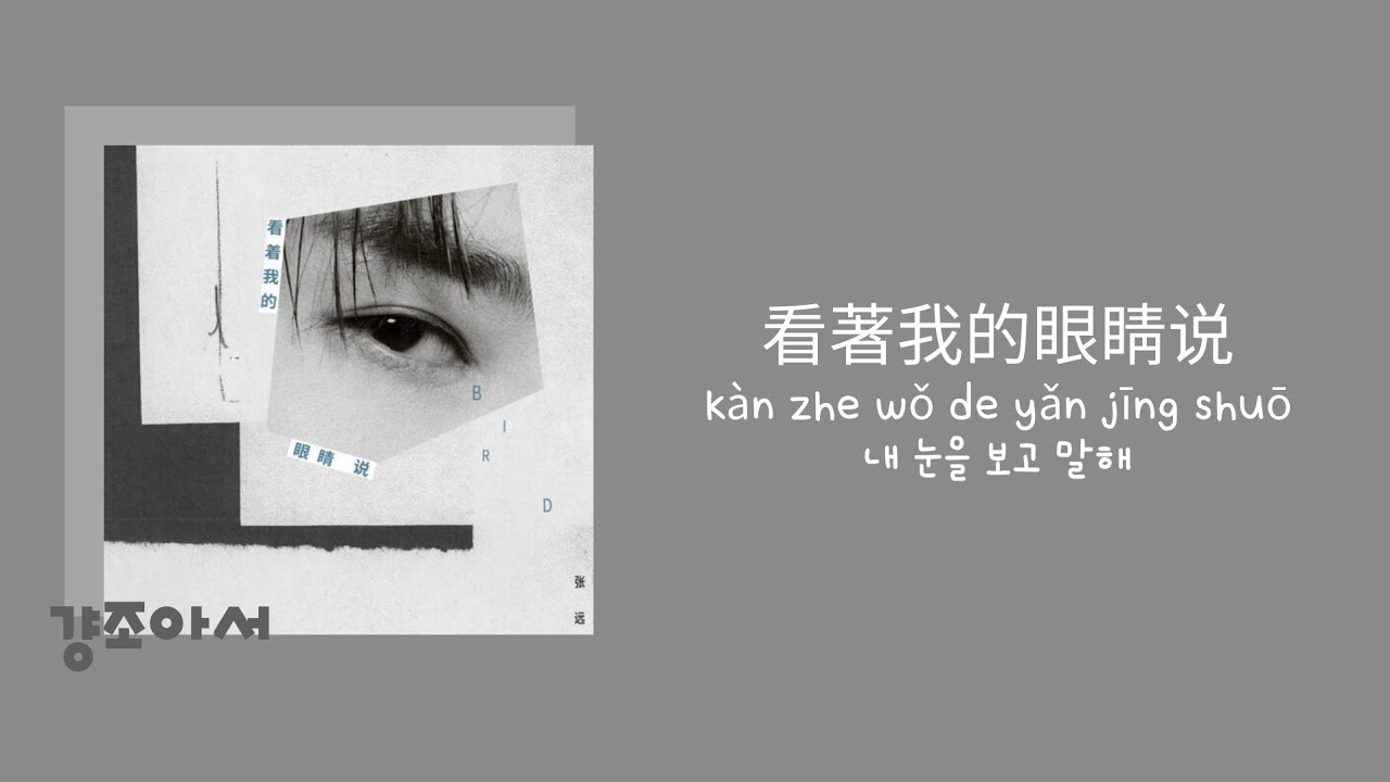 张远 장원 - 看著我的眼睛说 내 눈을 보고 말해 | 단지 결말이 다를 뿐이야.. 🌫 [중국노래/가사/병음/발음/번역]