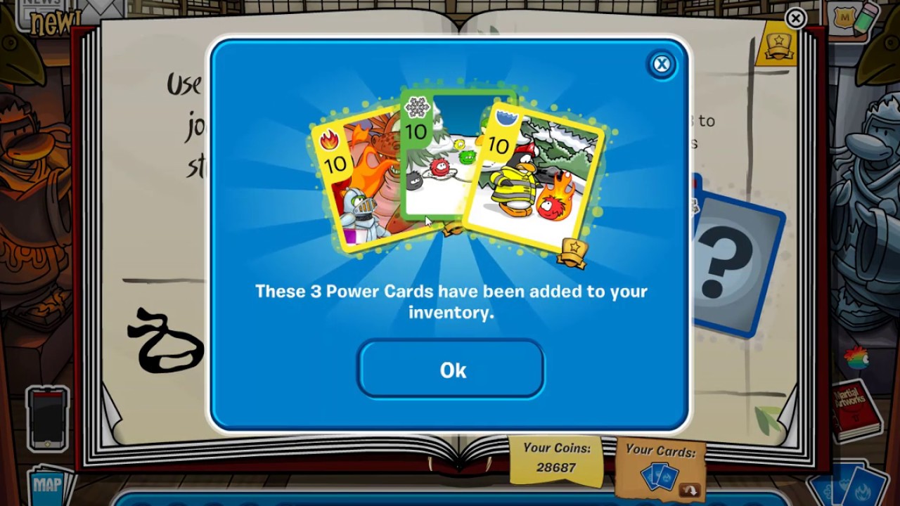 Club Penguin Card Jitsu Card Pack Opening