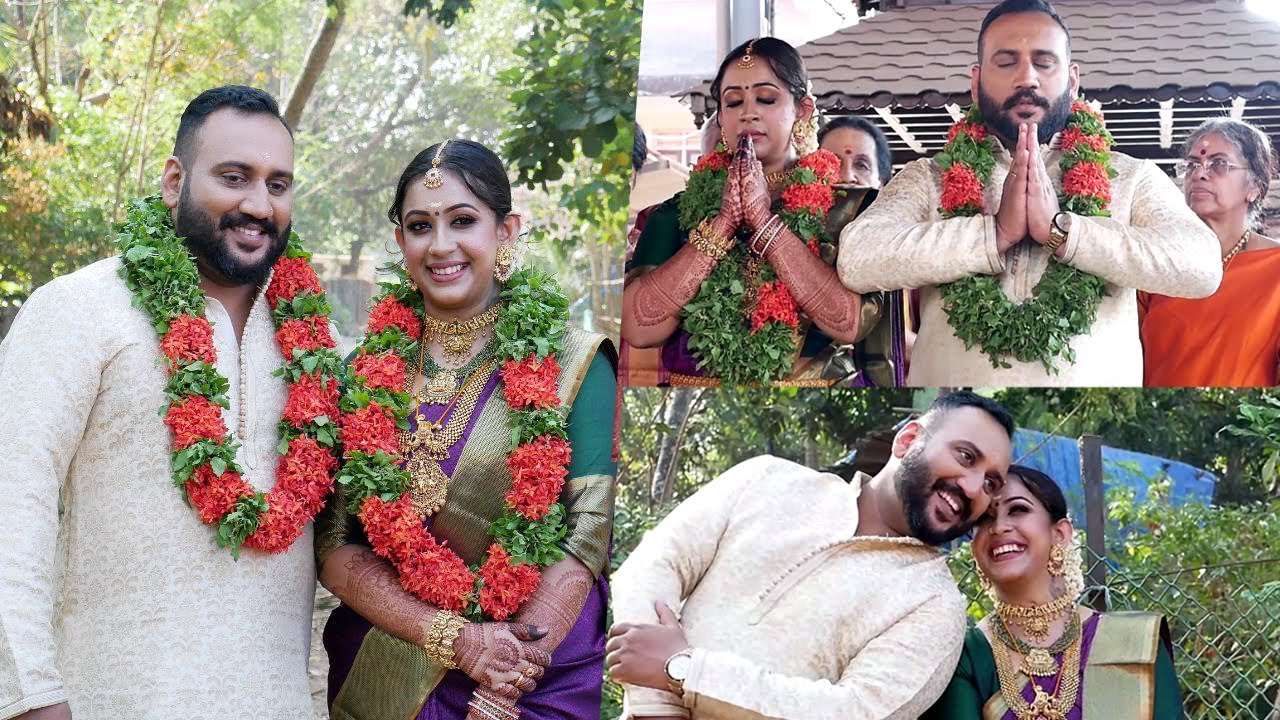 Sowbhagya Venkitesh Marriage | Tik Tok Star Sowbhagya Venkitesh Temple Wedding Full