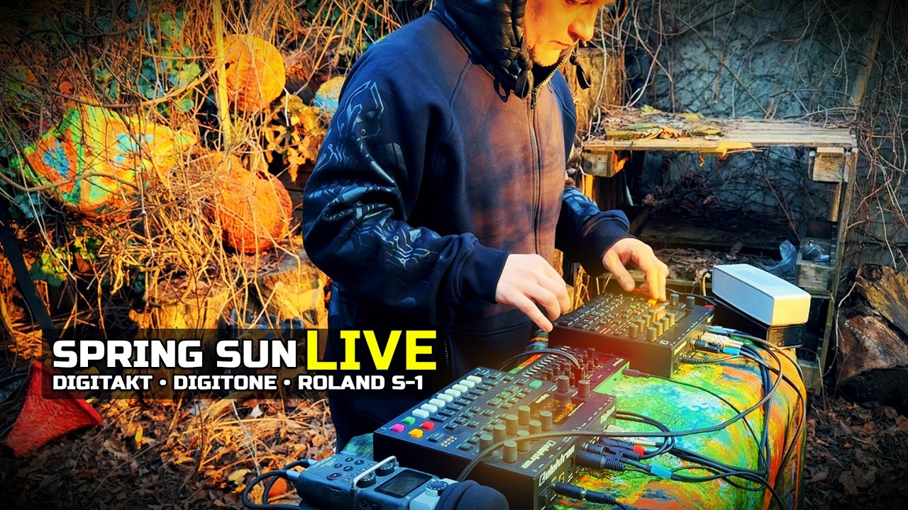 Spring Sun Live 🌞 Melodic Drum & Bass | Digitakt 2 • Digitone • Roland S-1