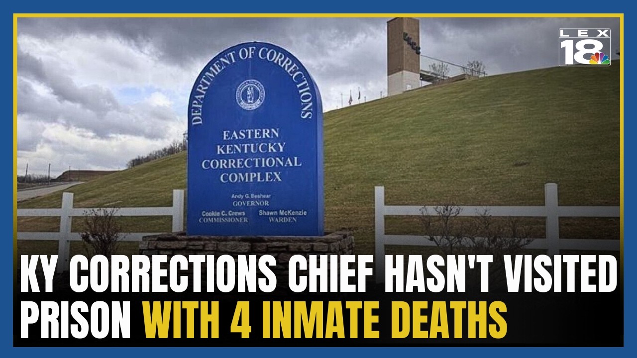 KY corrections chief hasn't visited prison with 4 inmate deaths in the past year, records reveal