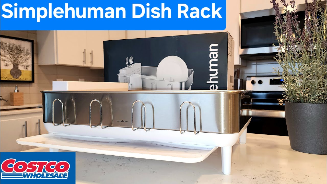 Сушилка для посуды Simplehuman (распаковка + обзор)