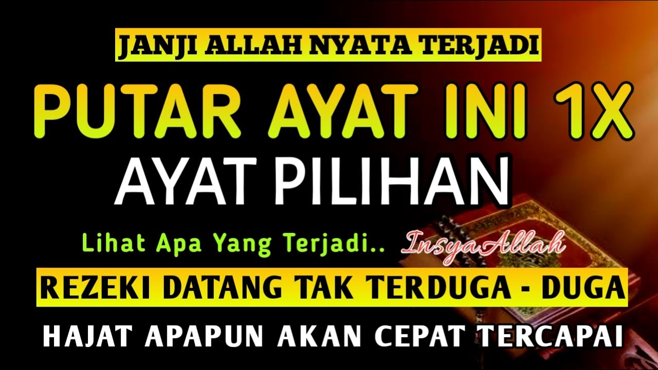 Bacaan Dahsyat! Satu Kali Putar Bisa Datangkan Kekayaan