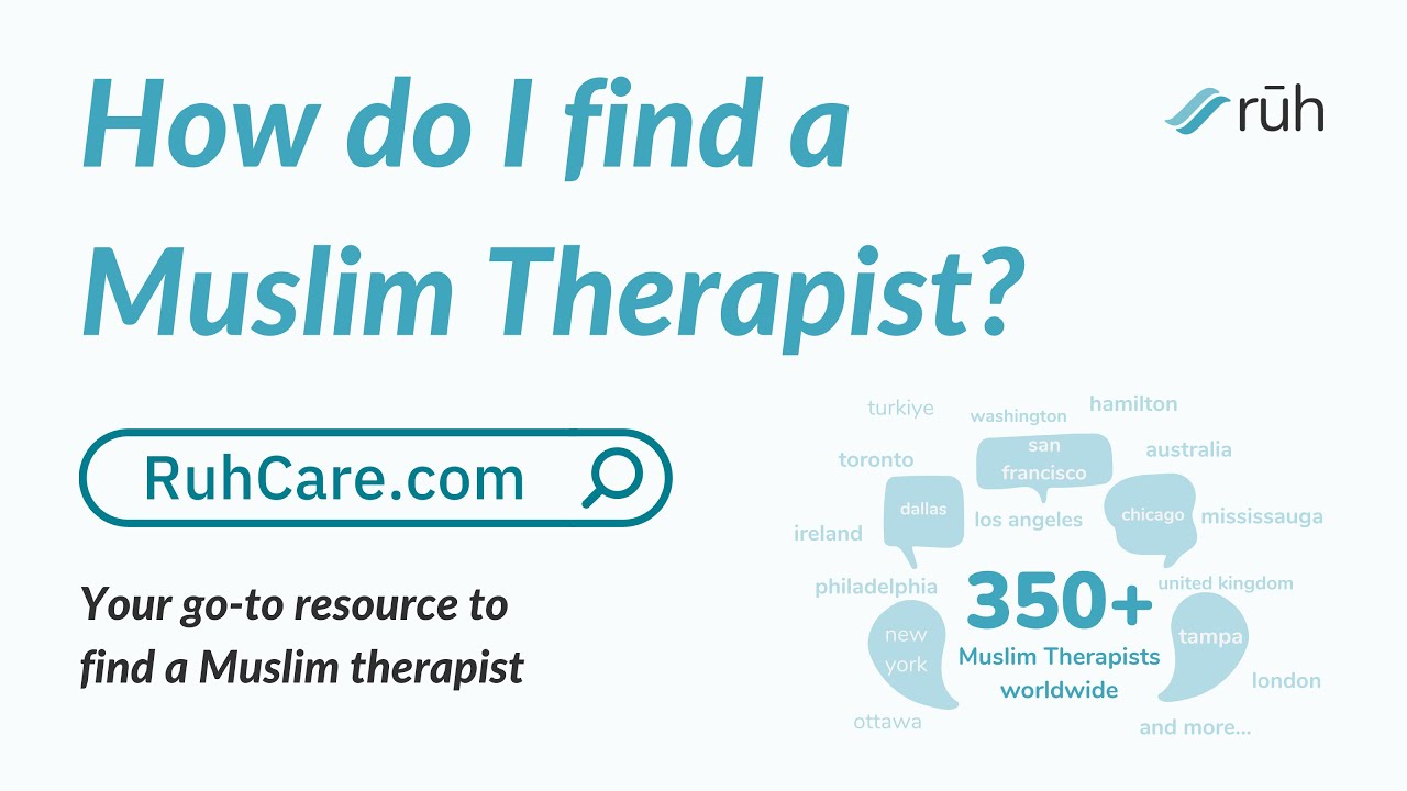 Introducing RuhCare.com - Your go-to resource to find a #Muslim #Therapist