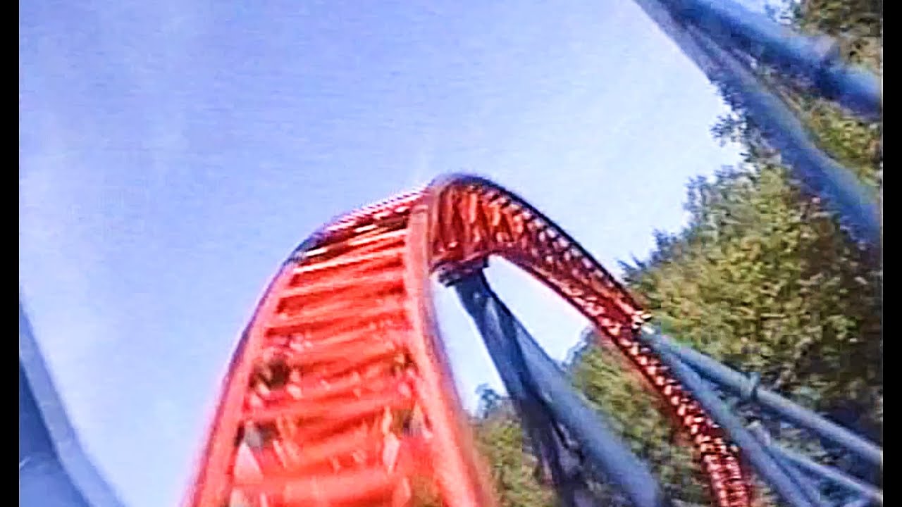 Superman Ride of Steel (2001 Offride Footage and POVs) - Six Flags New England USA