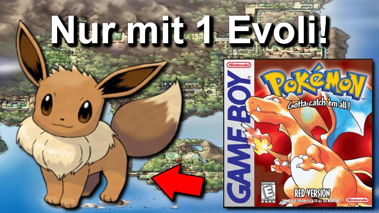 Kann man Pokemon Rot/Blau mit NUR einem EVOLI durchspielen? (+ Keine Items in Kämpfen)