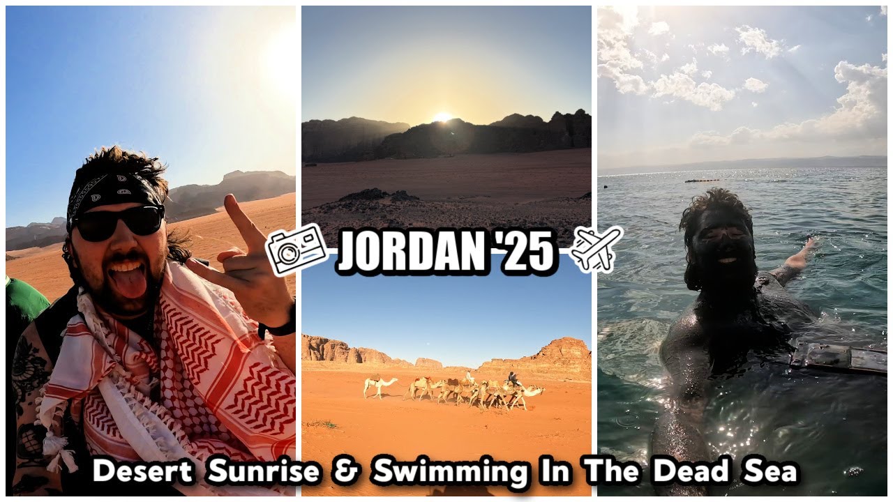 Desert Sunrise & Swimming In The Dead Sea | Jordan '25 | Ollie Walker