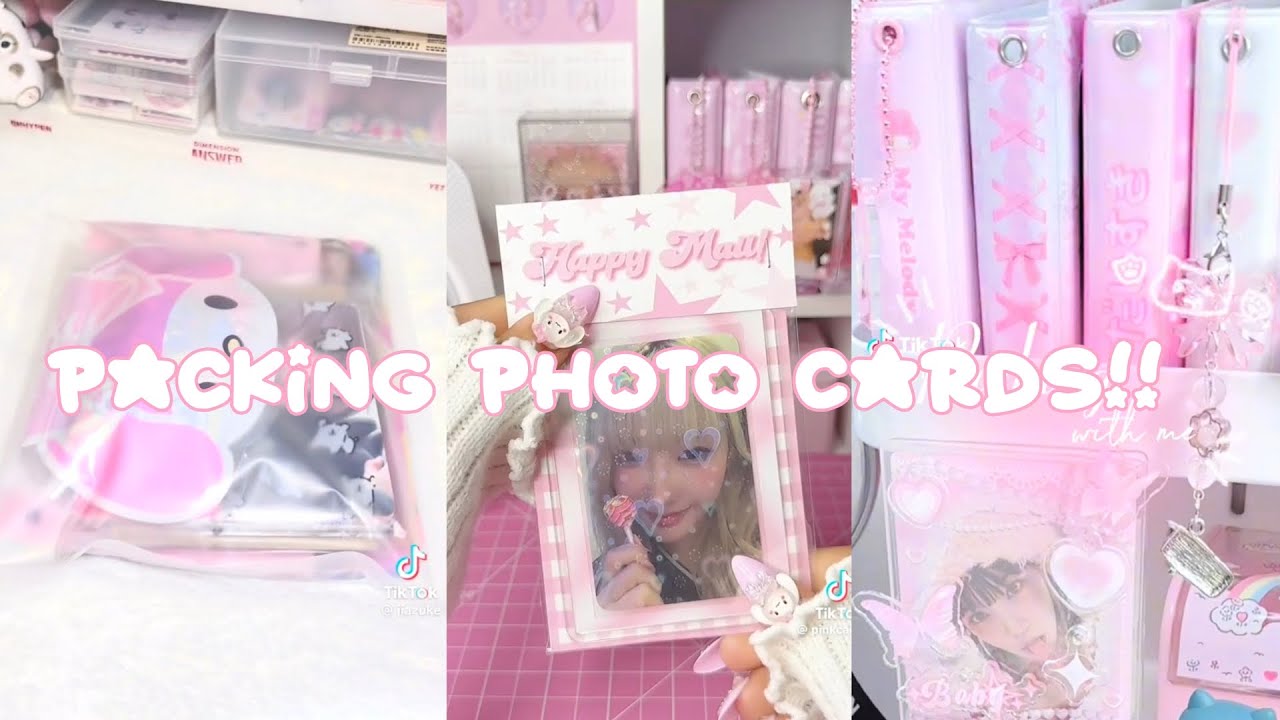Packing photocards!! || NOT MINE ‼️ || CREDS TO THE OG ON TIKTOK ‼️‼️ ꒰ᐢ. .ᐢ꒱₊˚⊹