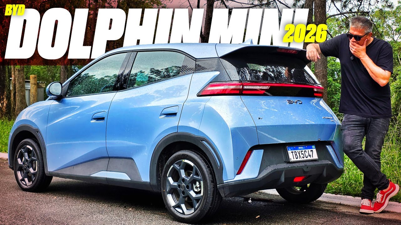 BYD Dolphin Mini 2026 - CUSTA R$ 98.900? MELHOR QUE O GEELY EX2? ARRUMARAM A SUSPENS&Atilde;O? SAIBA TUDO!