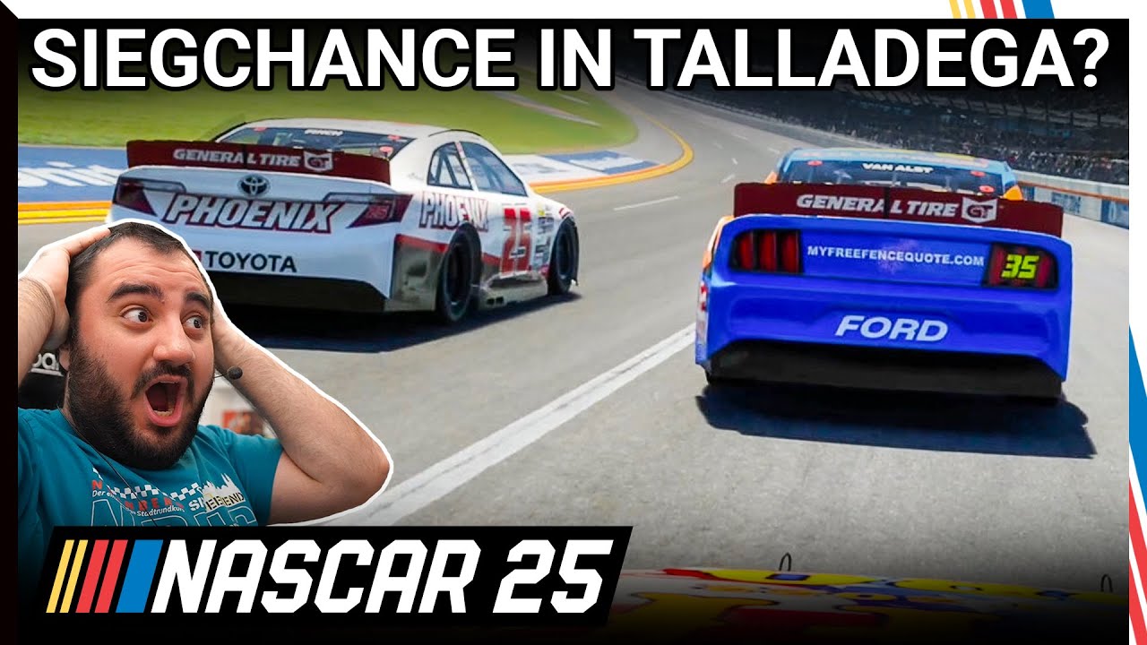 GEWINNEN WIR TALLADEGA? 😱 NASCAR 25 KARRIERE #5