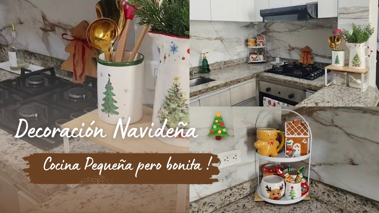 DECORACION NAVIDEÑA DE MI COCINA 🎄✨ #tiendasara #tiendasd1 