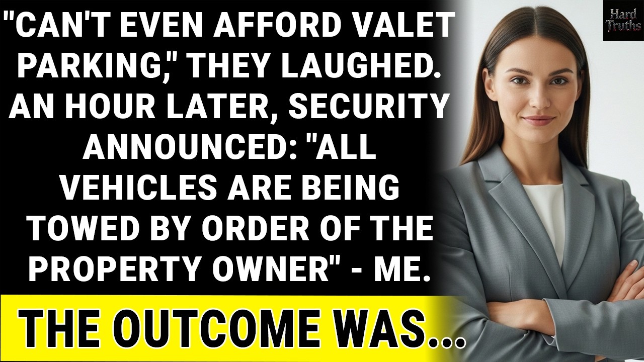At The Reunion, They Called Me Poor—Then Their Cars Got Towed