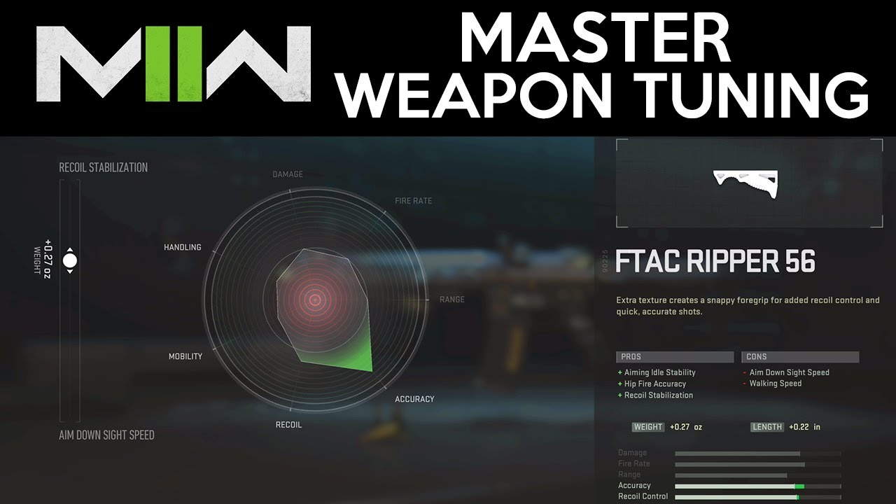 How to MASTER Weapon Tuning in Modern Warfare 2 (MAX LEVEL)