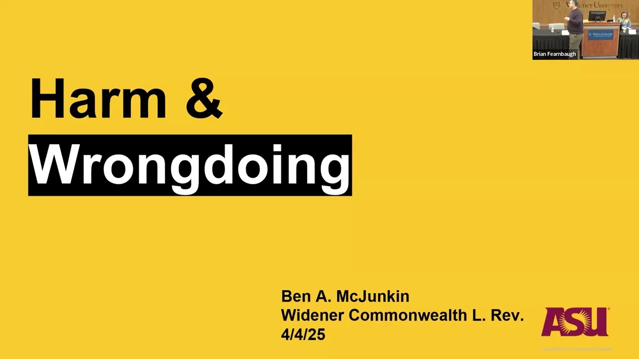 Legal Obstacles in Addressing Gender Based Violence | Law Review Symposium | WidenerLawCW