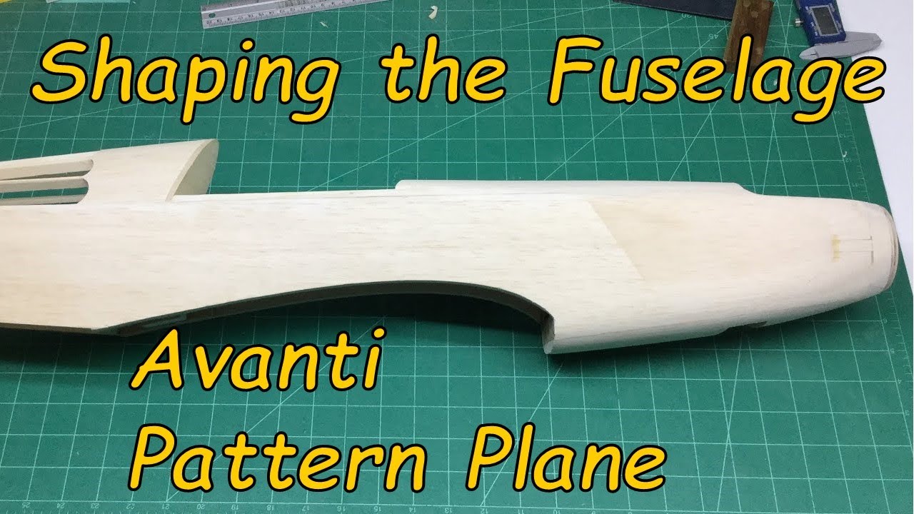 Avanti Pattern Plane, часть 11 — Формирование фюзеляжа — 60-дюймовый радиоуправляемый самолёт из ...