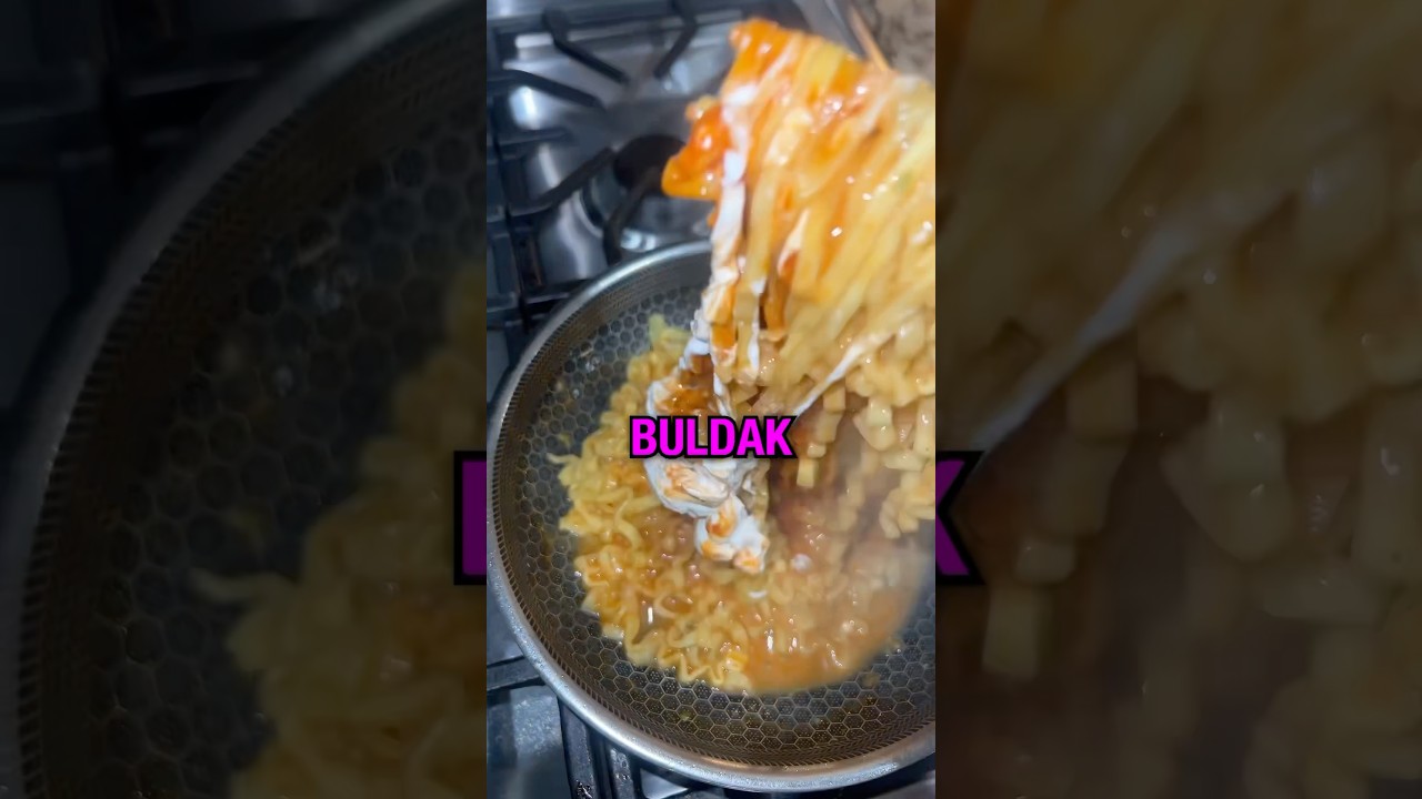Putting Sour Cream in Korean Noodles? 🍜