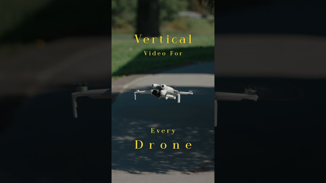 How to film vertical drone video 🎥 🚁