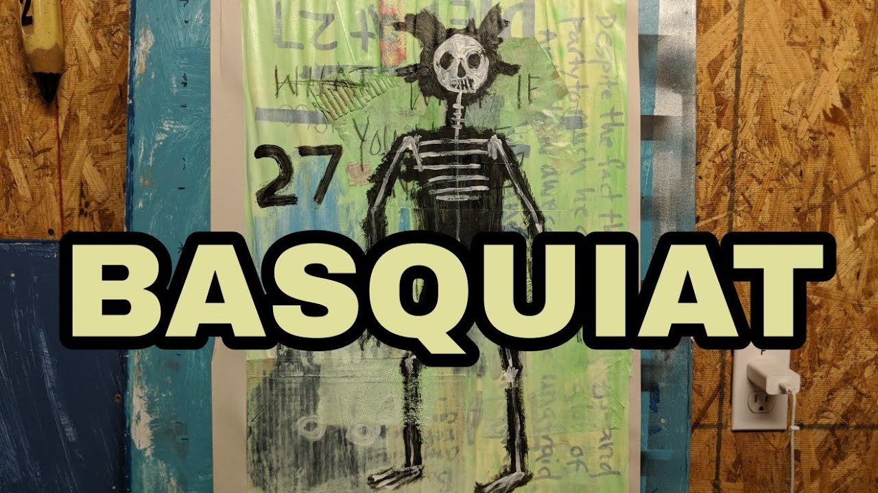 Jean-Michel BASQUIAT - research painting - theartproject - chadtheartist chad brown