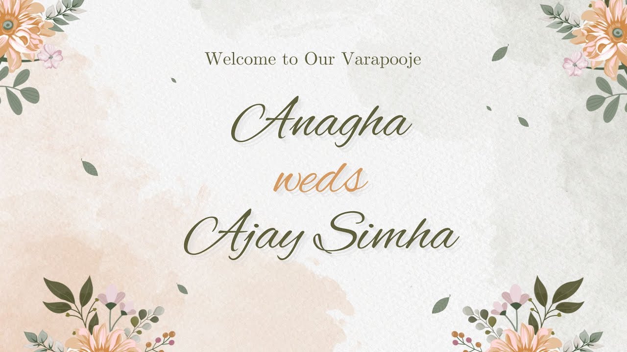 Anagha & Ajay Simha | Varapooje | 10th Dec 2025 | LIVE