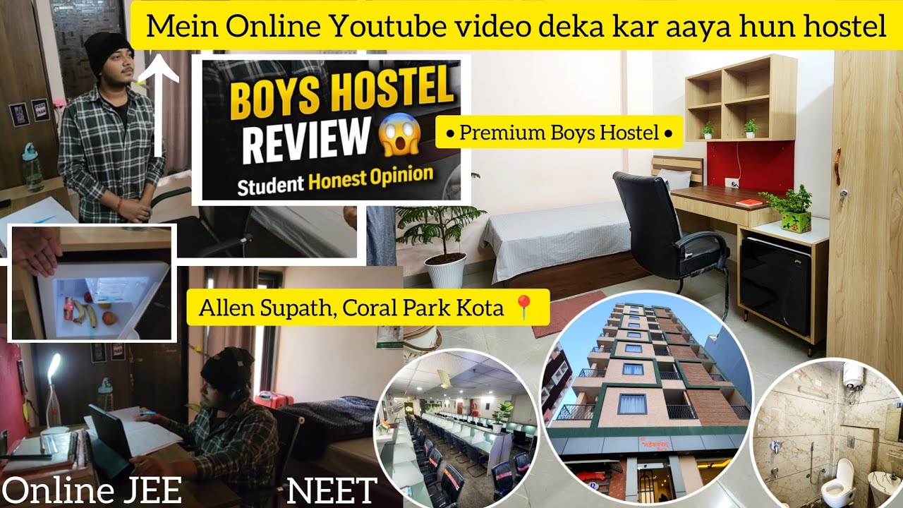 Kota Boys Hostel Review 2026 🤯  Room tour Boys hostel | Best Premium Boys hostel in kota #kotahostel