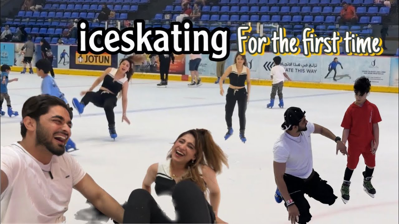 Ice skating for the first time ￼ #dubai #Iceskating #trending #mrarbazpatel ￼
