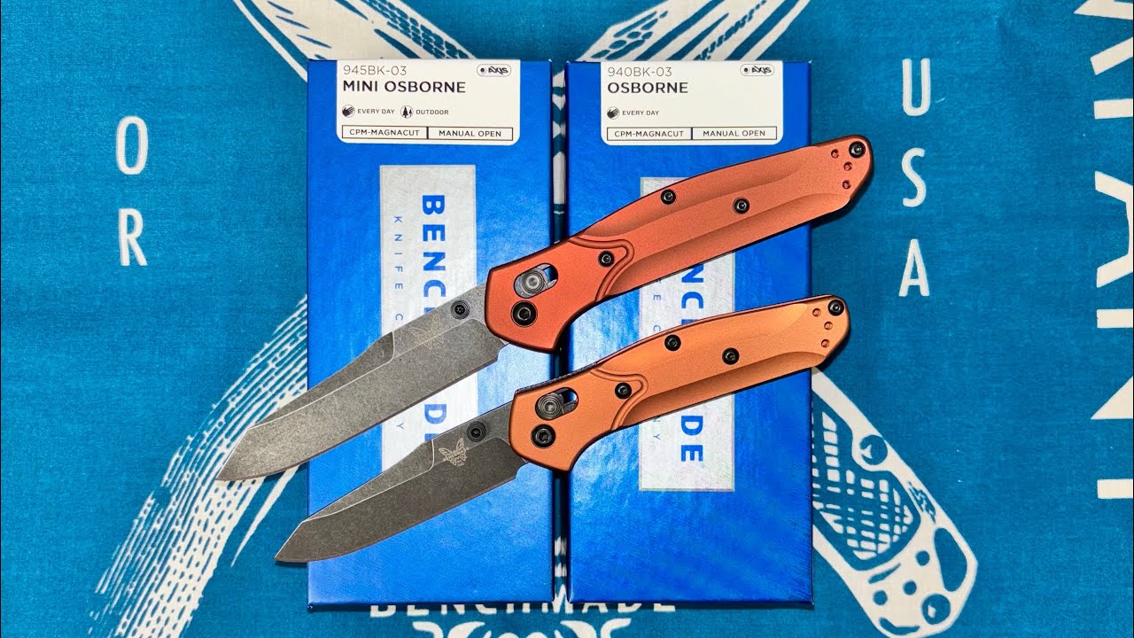 Обзор ножей Benchmade 940BK-03 и 945BK-03 Osborne Burnt Copper