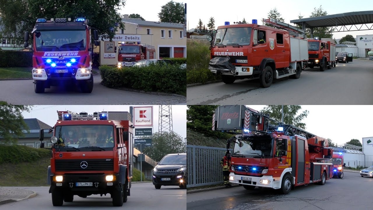 [BMA-ALARM] Einsatzfahrten Brandmeldereinlauf in Zwönitz am 09.06.2021