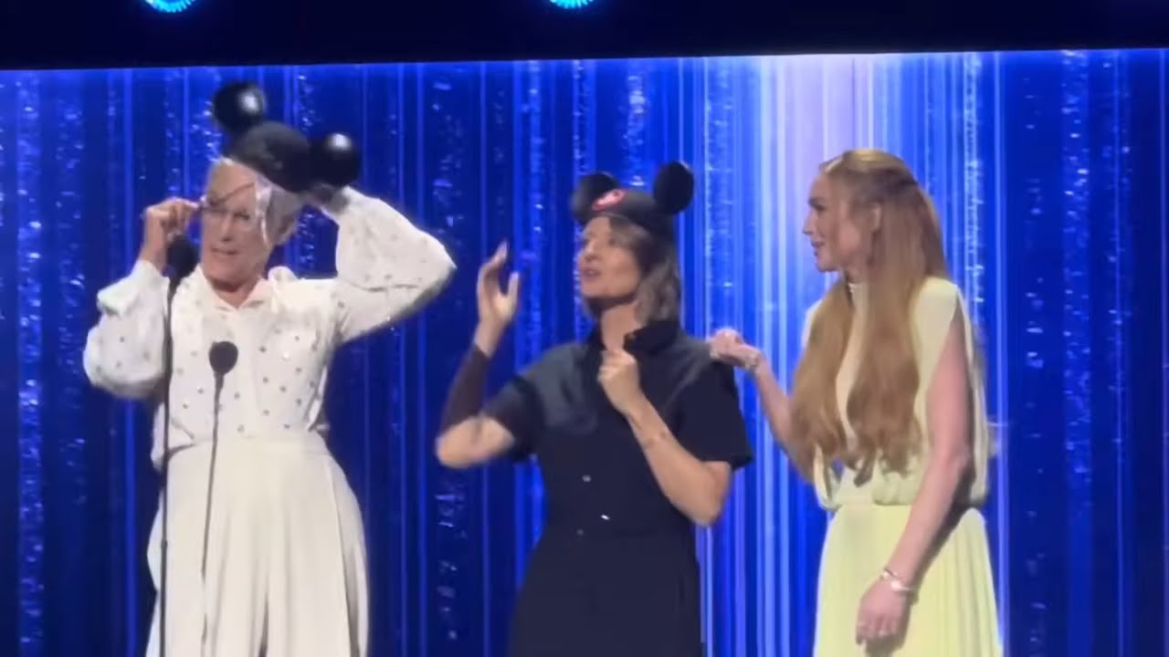 D23 Disney Legend Jamie Lee Curtis, Jodie Foster and Lindsey Lohan introduce