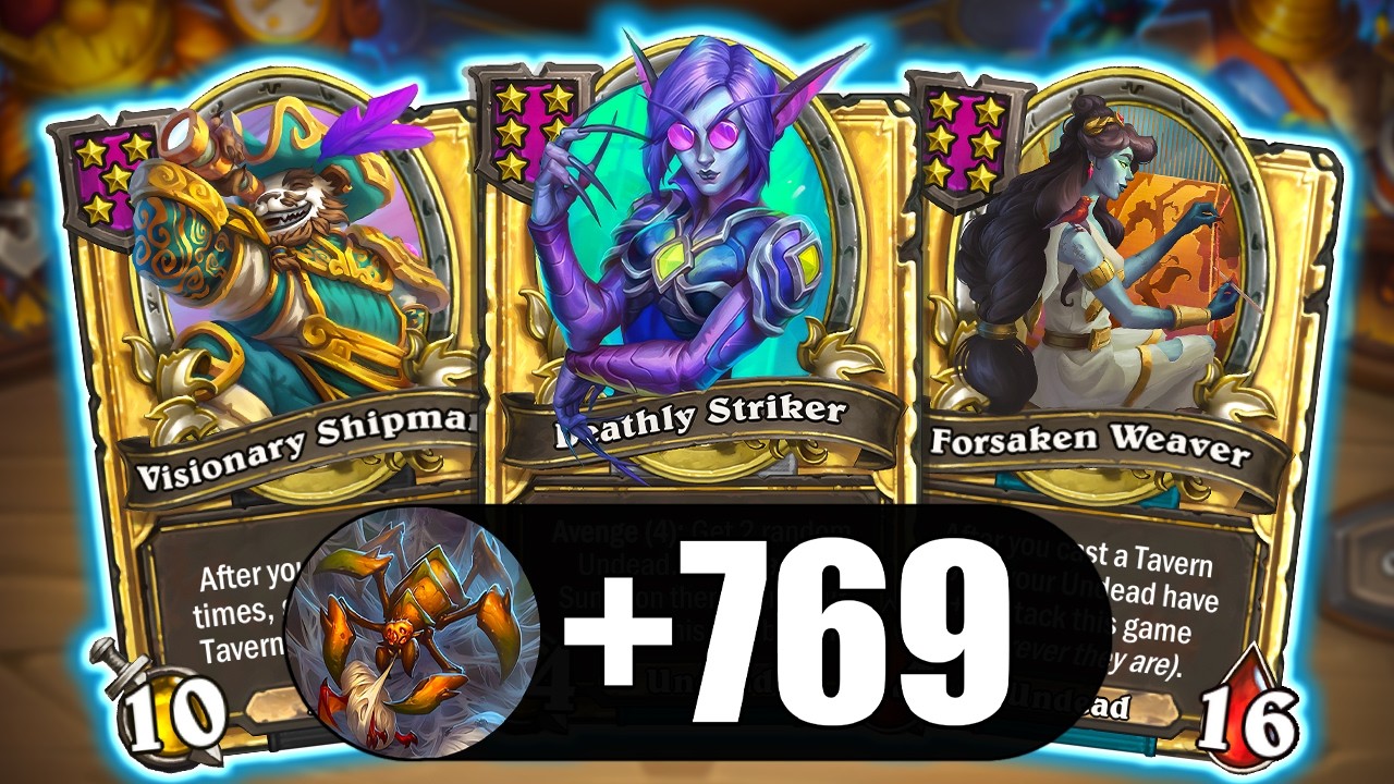 The STRONGEST Undead Scaling BUILD Right Now | Hearthstone Battlegrounds