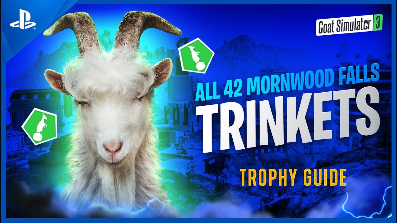 Goat Simulator 3: All 42 Mornwood Falls Trinket Locations! (Zoo, Vineyard, Dam, Sawmill, Windtop)