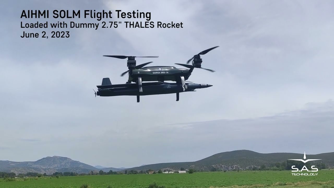 Flight Testing of SAS Technology’s AIHMI (AHM-1X)
