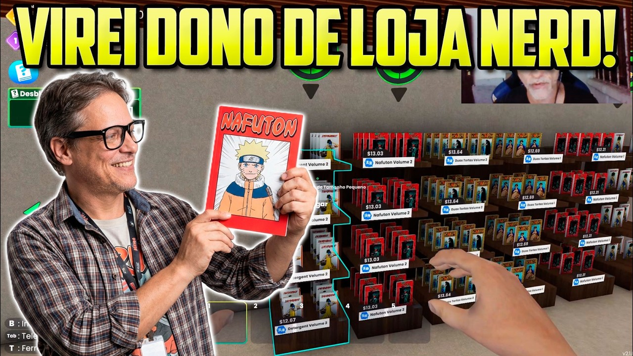 Virei dono de uma Loja de Mangás e HQs! | Comic Book Store Simulator