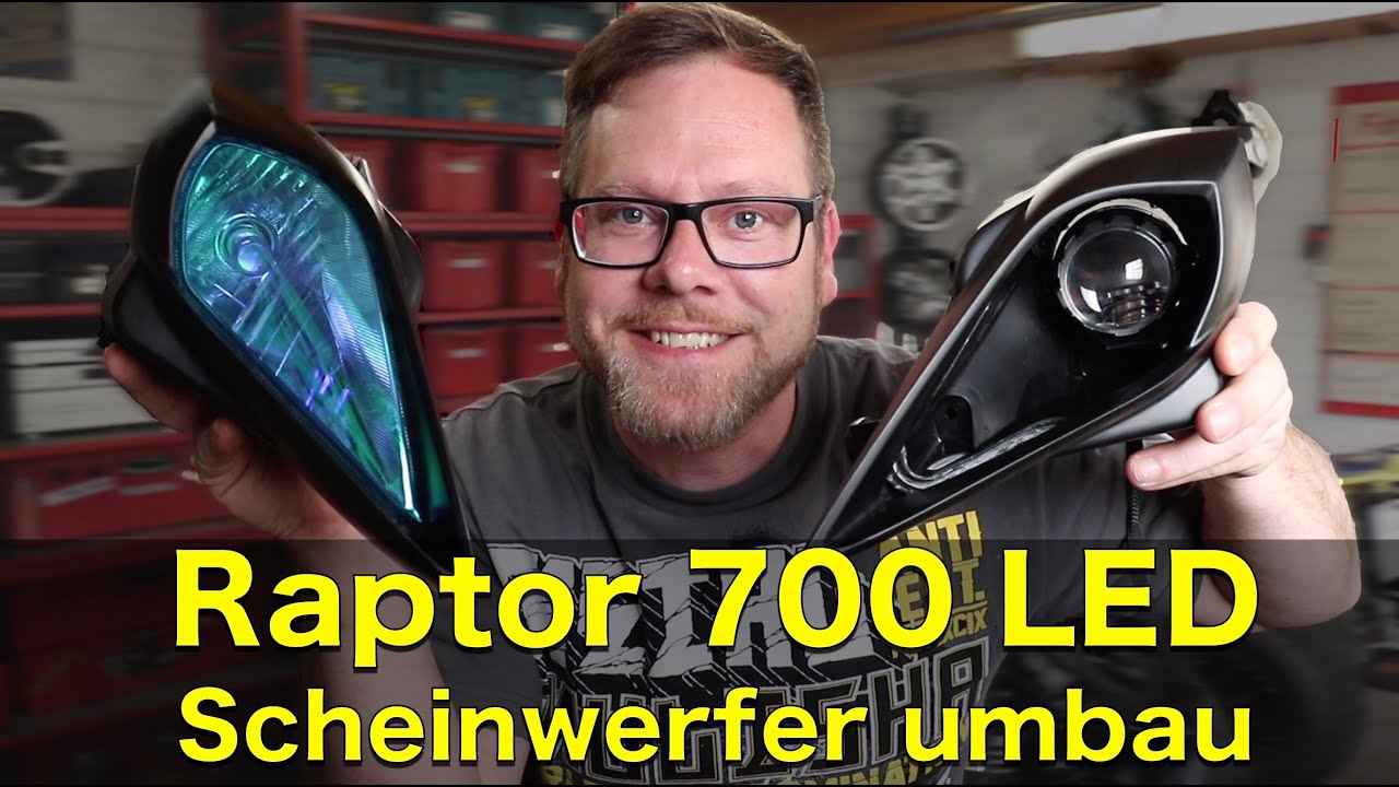 Raptor Scheinwerfer auf LED umrüsten /  ToxiQtime