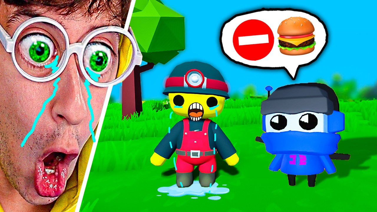 24 HORAS Animal Ninja Decide Mi Vida 😈🧠😱! (Mascota Troll 😭) - Wobbly Life #142