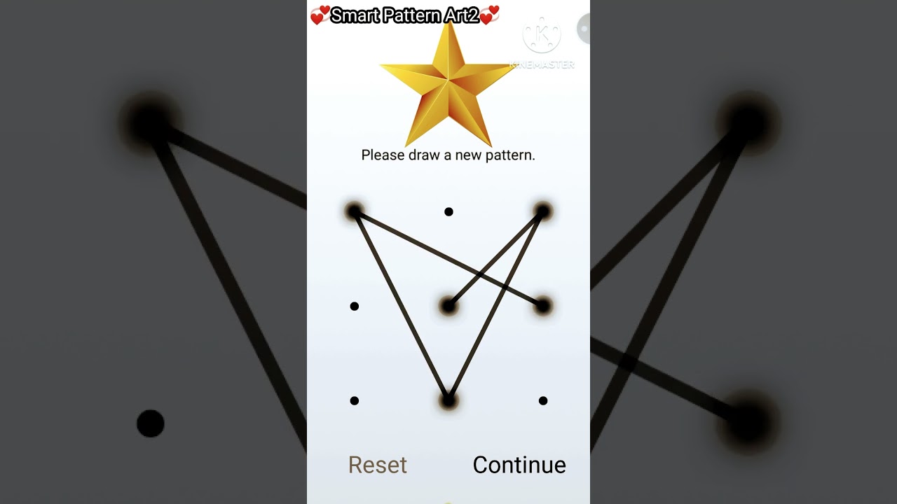 Star ⭐ Pattern Locks best Star Password 🔑#shorts #viralshorts #star #pattern #ytshorts #trending