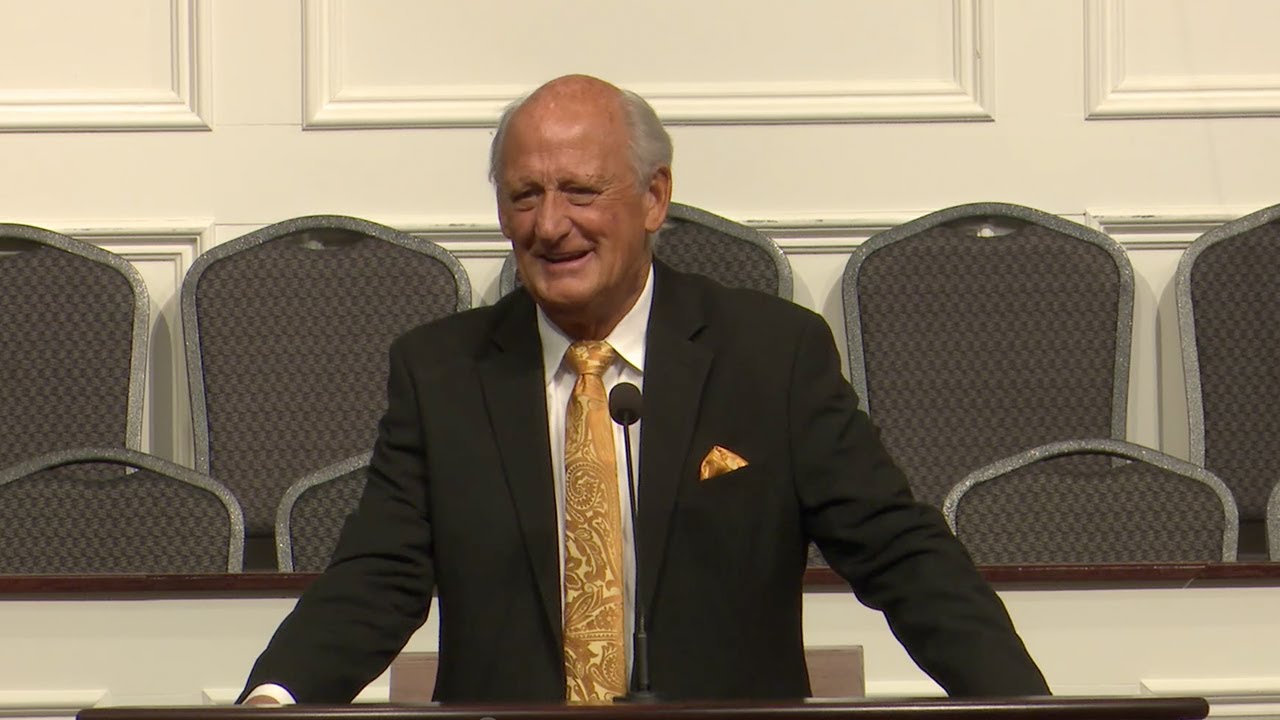 Dr. Jack Trieber preaching 