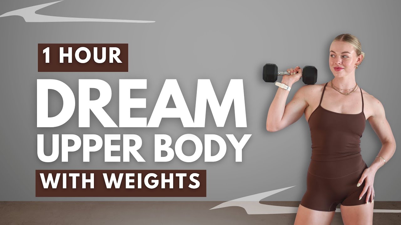 1 Hour Dumbbell Upper Body Strength Workout | Back, Shoulders, Arms, Chest | Built 15 - Day 13