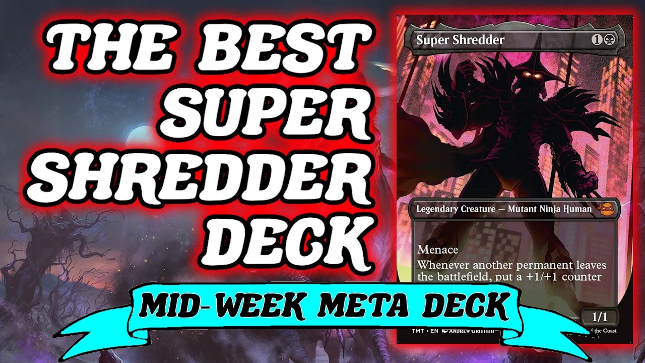THE BEST SUPER SHREDDER DECK! Legacy Challenge Winning Black Moonshadow Aggro MTG