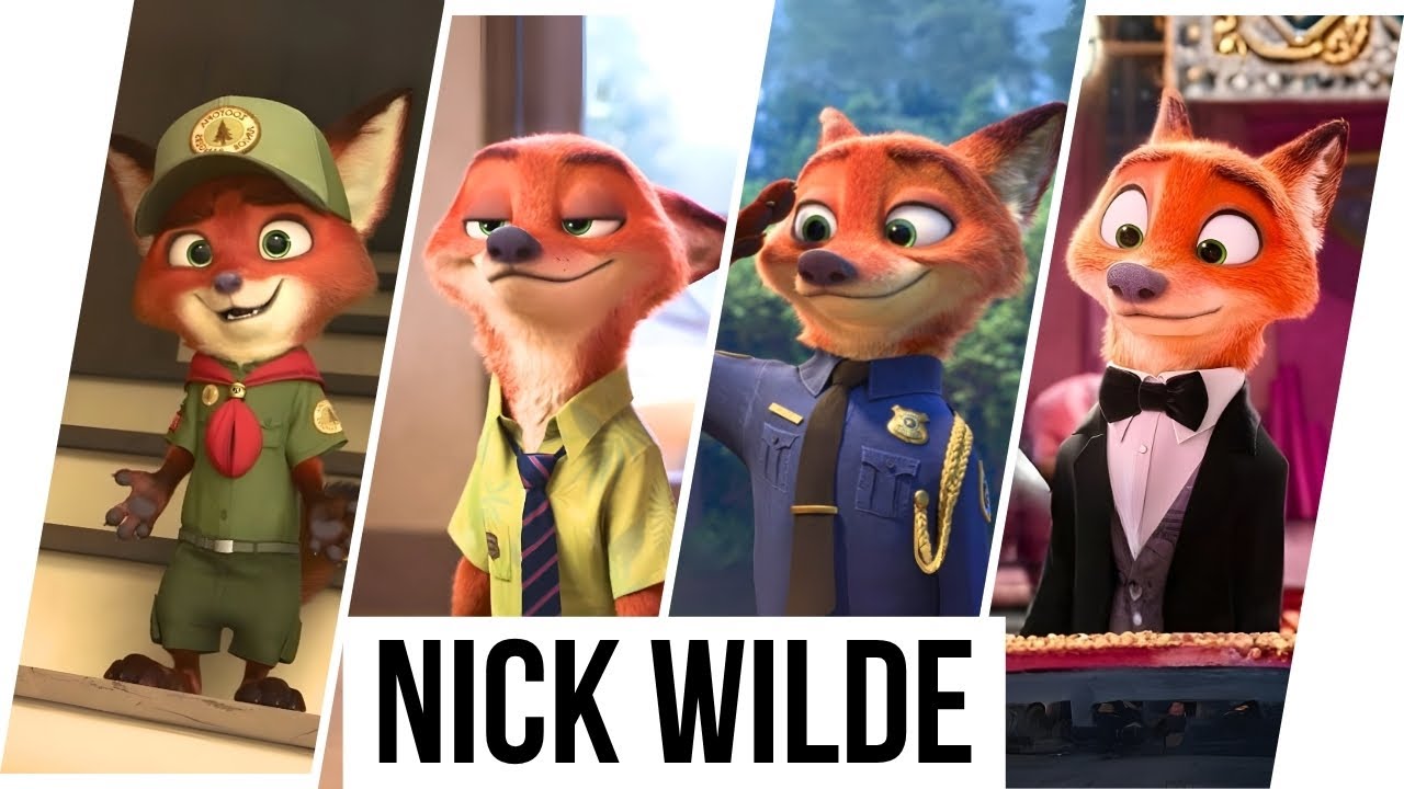 Nick Wilde Evolution (2016-2025) | Zootopia 2